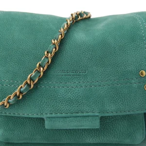 JEROME DREYFUSS Sac Lulu S Cuir Jade boutiqued pas cher 17