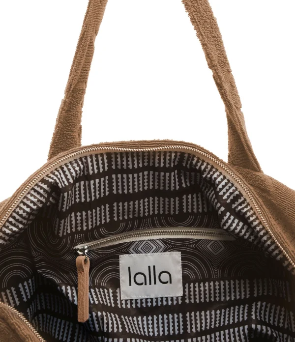 LALLA Sac De Plage Socco Éponge Caramel marques pas cher 4