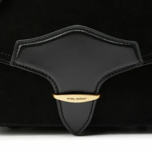 ISABEL MARANT Sac Besace Botsy Cuir Noir pas cher marque 12