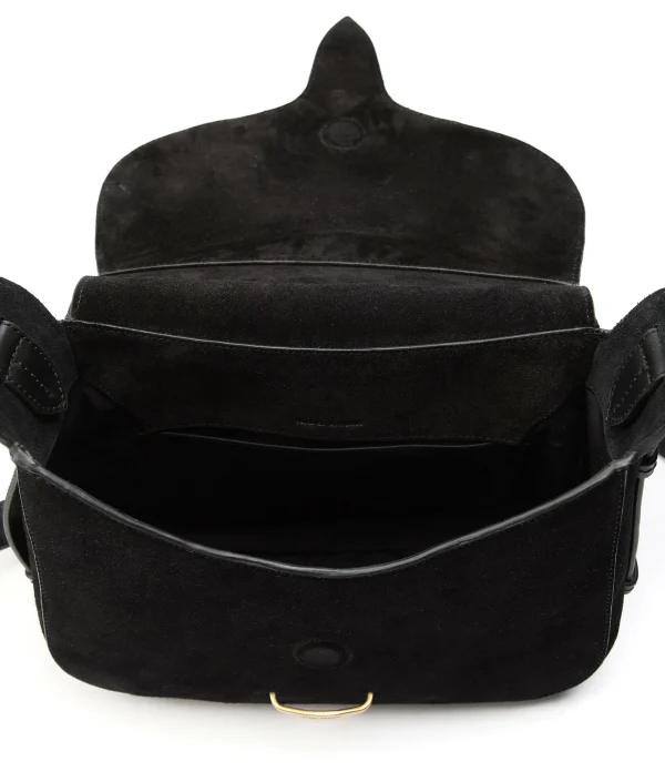 ISABEL MARANT Sac Besace Botsy Cuir Noir pas cher marque 5