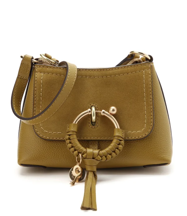 SEE BY CHLOE Sac Joan Mini Double Cuir Amber Green 1