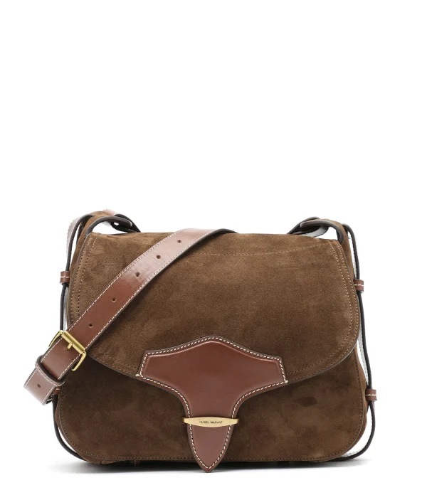 boutique paris ISABEL MARANT Sac Besace Botsy Cuir Cognac 1