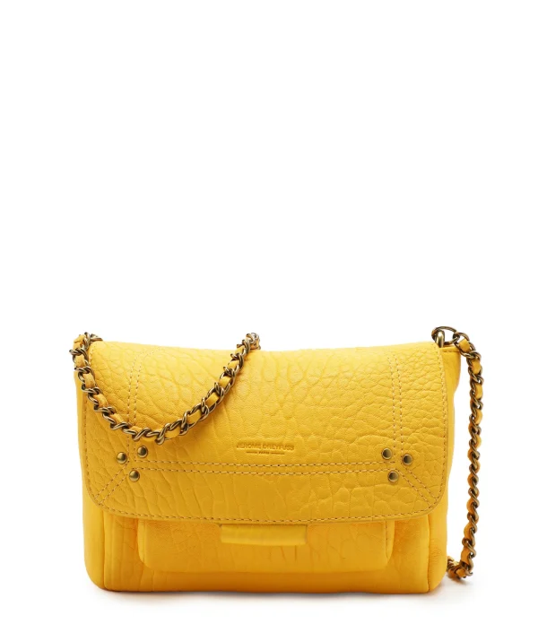 JEROME DREYFUSS Sac Lulu S Cuir Bubble Jaune Tournesol Couleurs variées 1