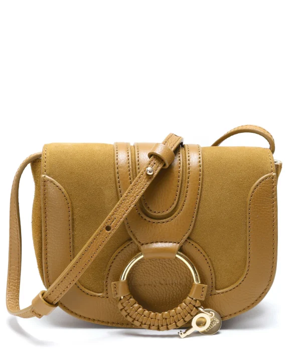 SEE BY CHLOE Sac Hana Mini Double Cuir Amber Green Achat 1