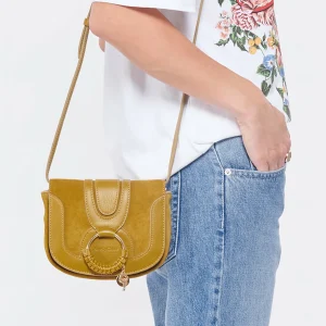 SEE BY CHLOE Sac Hana Mini Double Cuir Amber Green Achat 16