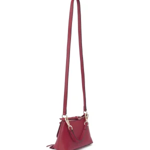 SEE BY CHLOE Sac Joan Mini Double Cuir Ribbon Red jusqu'à 10