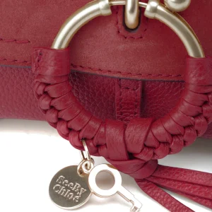 SEE BY CHLOE Sac Joan Mini Double Cuir Ribbon Red jusqu'à 12