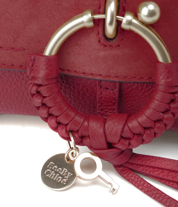 SEE BY CHLOE Sac Joan Mini Double Cuir Ribbon Red jusqu'à 4