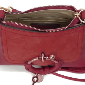 SEE BY CHLOE Sac Joan Mini Double Cuir Ribbon Red jusqu'à 14