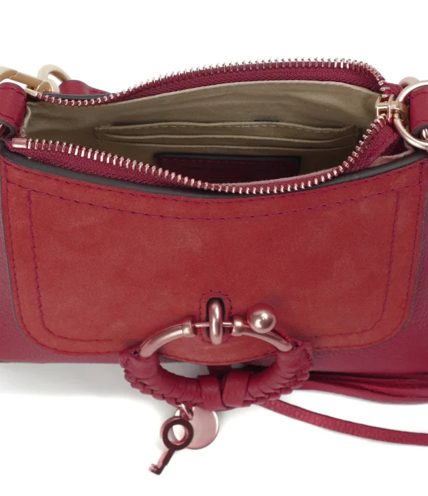 SEE BY CHLOE Sac Joan Mini Double Cuir Ribbon Red jusqu'à 5