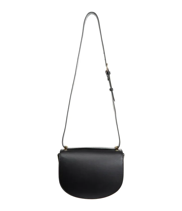 A.P.C. Sac Genève Mini Cuir Lisse Noir fashion pas cher 4