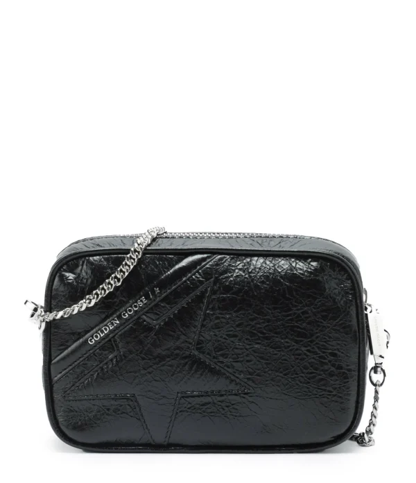 boutique en ligne GOLDEN GOOSE Sac Mini Star Cuir Noir 1