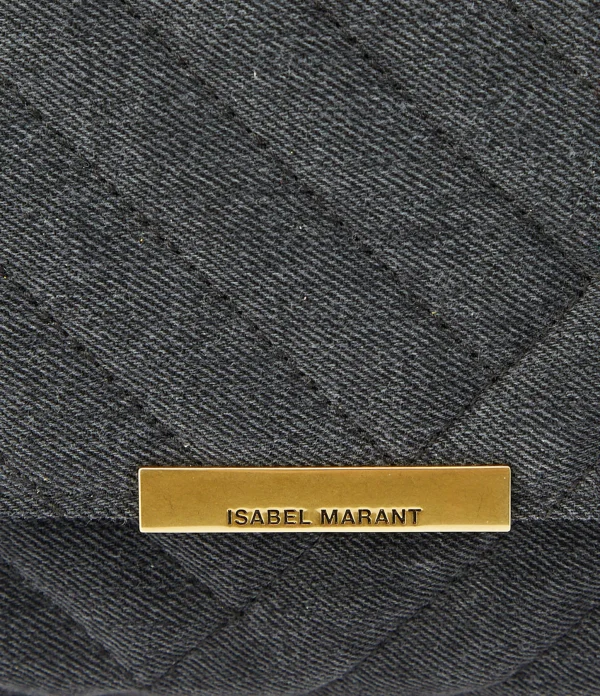 ISABEL MARANT Sac Bandoulière Merine Coton Noir magasins pour 4