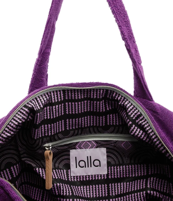 LALLA Sac De Plage Socco Éponge Ultra Violet grande marque pas cher 4