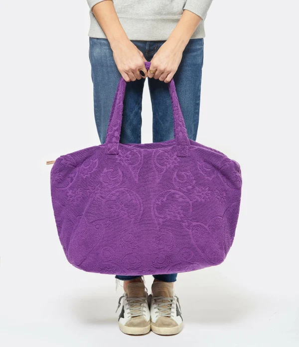 LALLA Sac De Plage Socco Éponge Ultra Violet grande marque pas cher 6