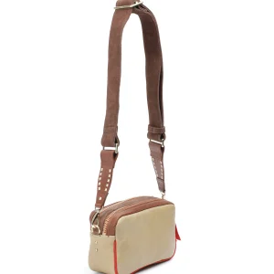 achat pas cher CLARIS VIROT Sac Lily Cuir Léopard Sable 10