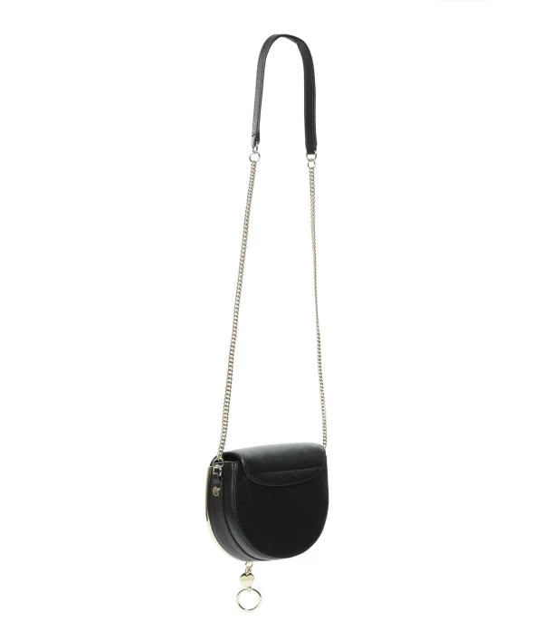 SEE BY CHLOE Sac Mara Double Cuir Noir boutique paris 3