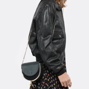 SEE BY CHLOE Sac Mara Double Cuir Noir boutique paris 16