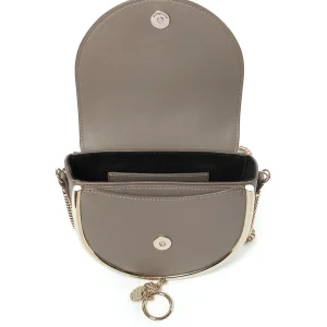 SEE BY CHLOE Sac Mara Cuir Lisse Motty Grey 12