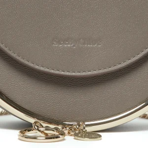 SEE BY CHLOE Sac Mara Cuir Lisse Motty Grey 14