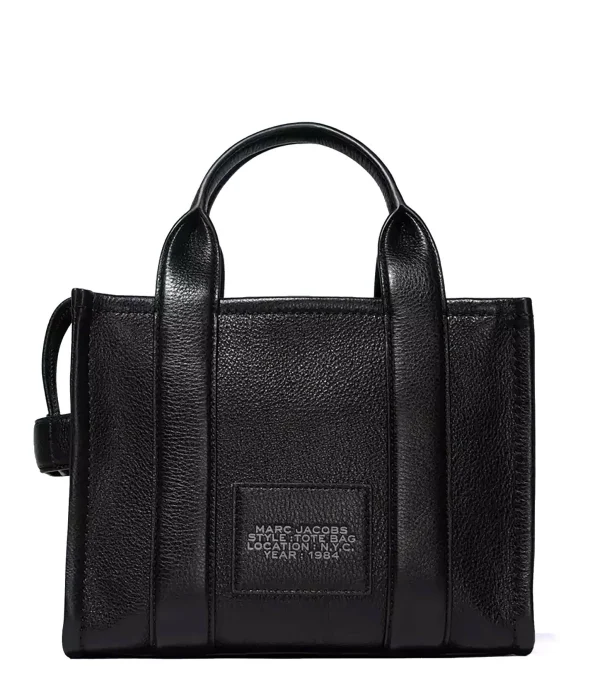 MARC JACOBS Sac The Mini Tote Cuir Noir 5