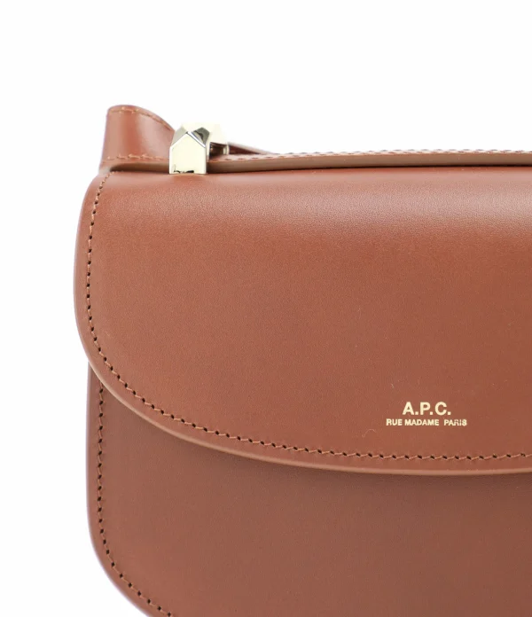 A.P.C. Sac Genève Mini Cuir Lisse Noisette 5