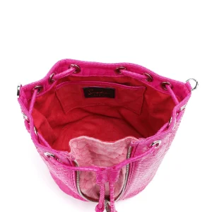 acheter SISTA PARIS Sac Amber Python Rose Électrique 12