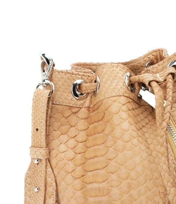 jusqu'à SISTA PARIS Sac Amber Python Naturel Léopard 5