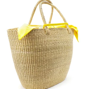 MUUN Panier G Naturel Jaune 11