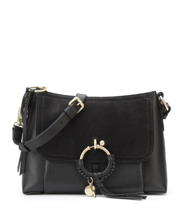 SEE BY CHLOE Sac Joan PM Cuir Grainé Noir 1