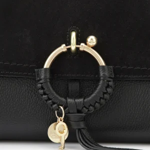 SEE BY CHLOE Sac Joan PM Cuir Grainé Noir 12