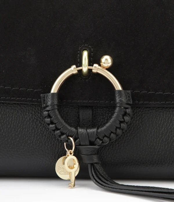 SEE BY CHLOE Sac Joan PM Cuir Grainé Noir 4