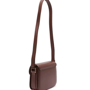 A.P.C. Sac Grace Small Cuir Lisse Noisette 10