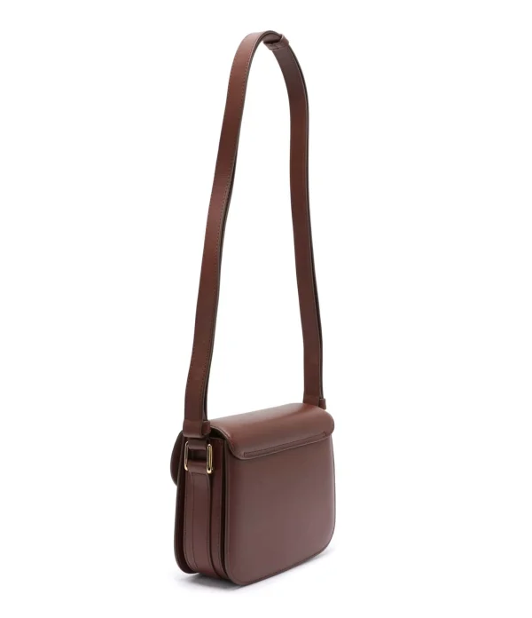 A.P.C. Sac Grace Small Cuir Lisse Noisette 3