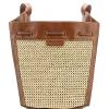 Retour gratuit en magasin. ISABEL MARANT Sac Seau Buky Raphia Cognac Naturel 22