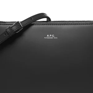 A.P.C. Sac Sarah Cuir Lisse Noir 14