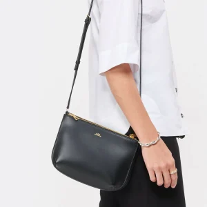 A.P.C. Sac Sarah Cuir Lisse Noir 16