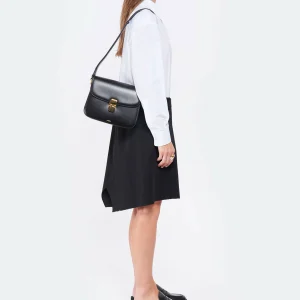 A.P.C. Sac Grace Cuir Lisse Noir 18