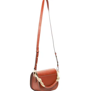 VANESSA BRUNO Sac Holly Cuir Cognac 10