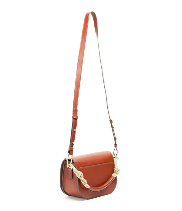 VANESSA BRUNO Sac Holly Cuir Cognac 3