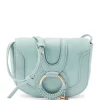 SEE BY CHLOE Sac Hana Mini Double Cuir Sterling Blue 22