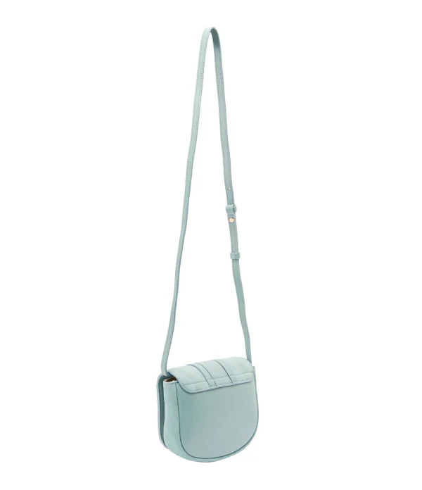 Retour Facile et Gratuit SEE BY CHLOE Sac Hana Mini Double Cuir Sterling Blue 3