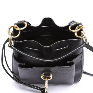 SEE BY CHLOE Sac Tony MM Cuir Lisse Noir 15