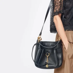 SEE BY CHLOE Sac Tony MM Cuir Lisse Noir 19