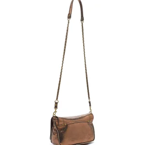 JEROME DREYFUSS Sac Bobi S Cuir Lamé Bronze 10