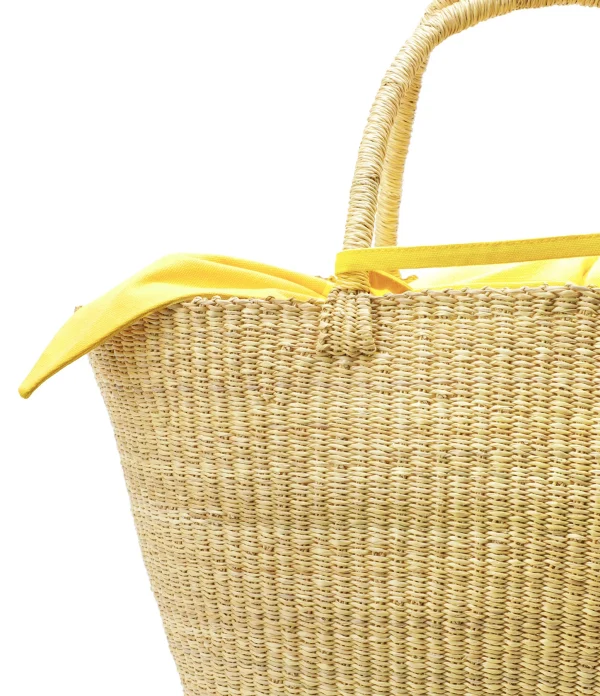 MUUN Panier G Naturel Jaune 5