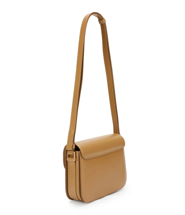 A.P.C. Sac Grace Small Cuir Lisse Camel 3