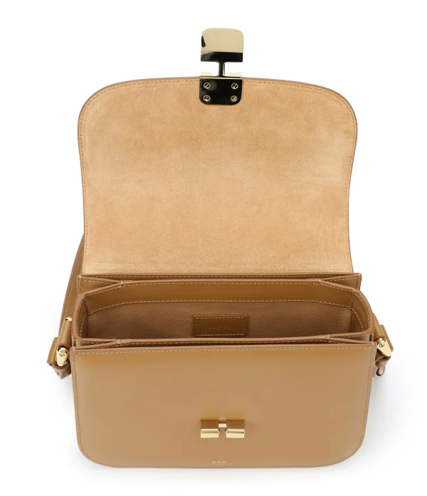 A.P.C. Sac Grace Small Cuir Lisse Camel 4