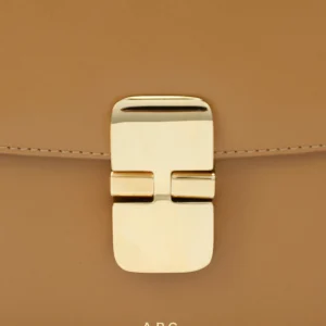 A.P.C. Sac Grace Small Cuir Lisse Camel 14