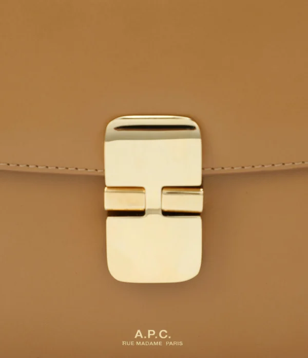 A.P.C. Sac Grace Small Cuir Lisse Camel 5